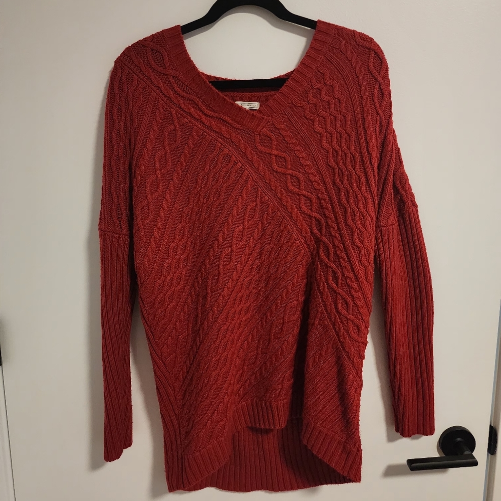 Red Knit Sweater - Picture 2 of 2